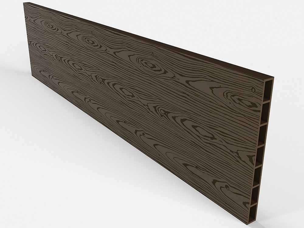 Высокая грядка Holzhof из ДПК (ДОСКА), коричневая 300х30х2950 mm