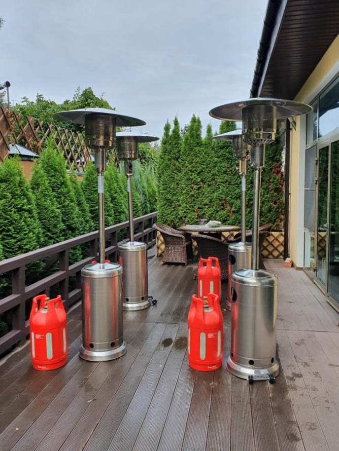 Газовый обогреватель WWT 13B Stainless steel