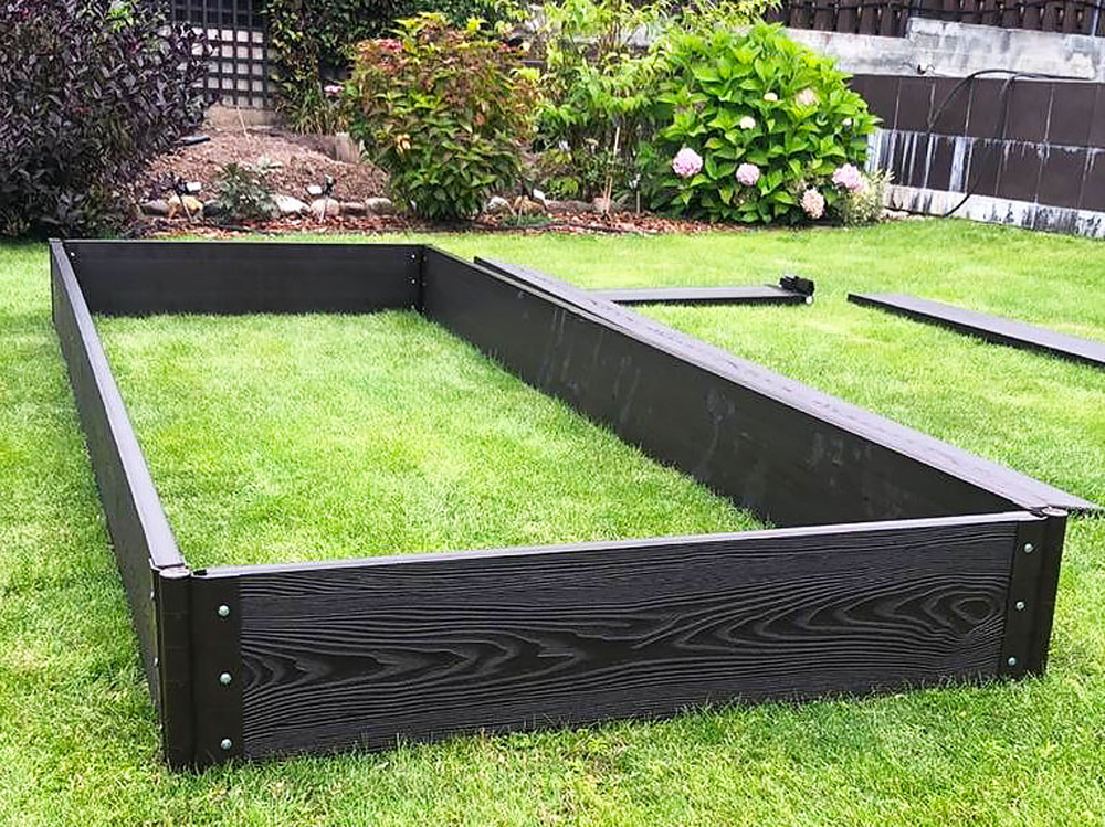 Теплая высокая грядка ДПК NauticPrime 300x30x2950 mm