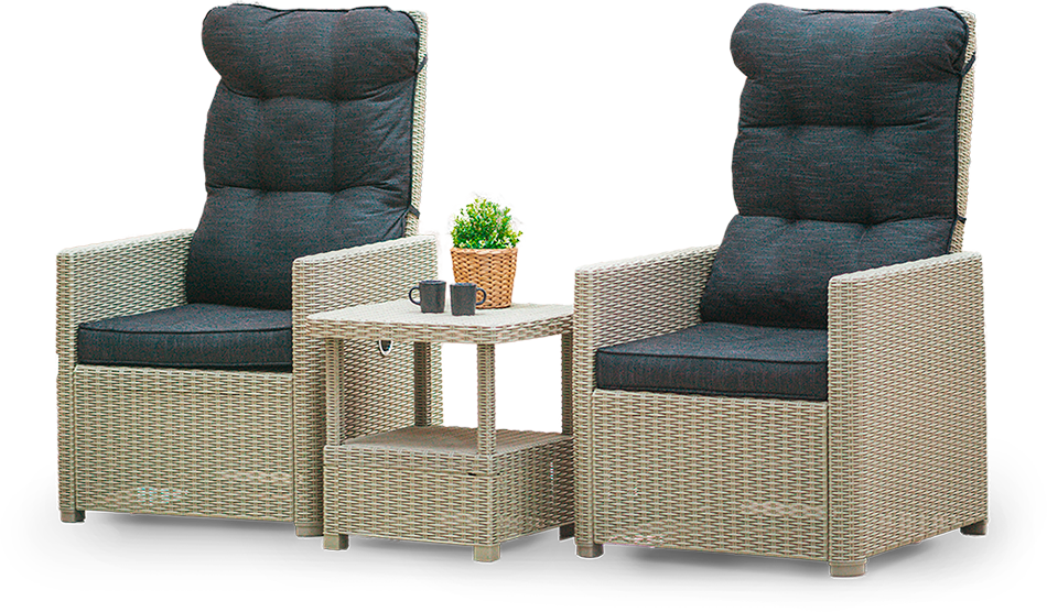 b:rattan MANCHESTER SET 2 cадовый комплект мебели из пластика для террасы и беседки 