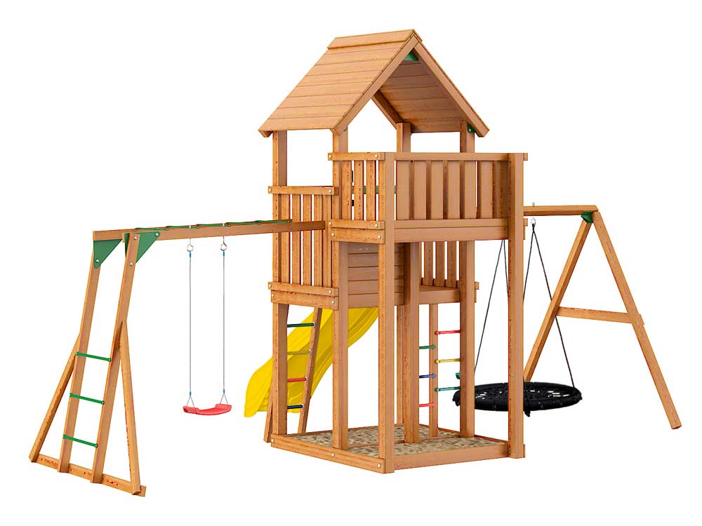 Детский игровой комплекс Jungle Palace JP8 605х410х380 см дерево сосна