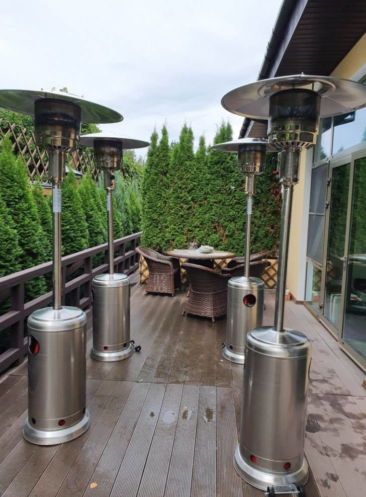 Газовый обогреватель WWT 13B Stainless steel