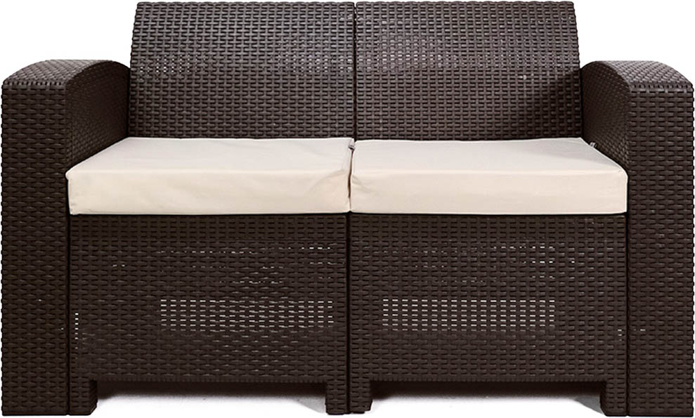 Двухместный диван Rattan premium