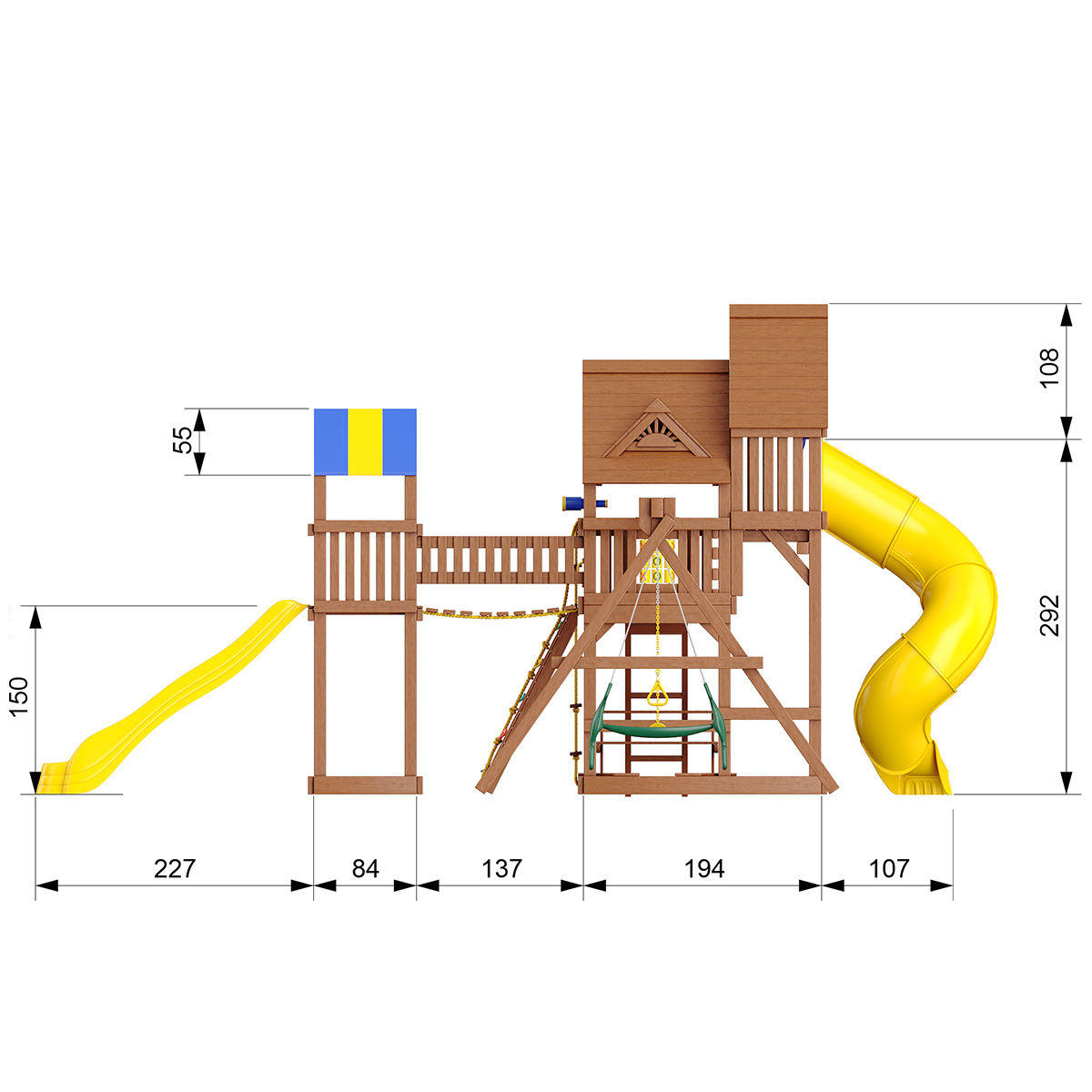 Детский игровой комплекс Форт Де Люкс-2