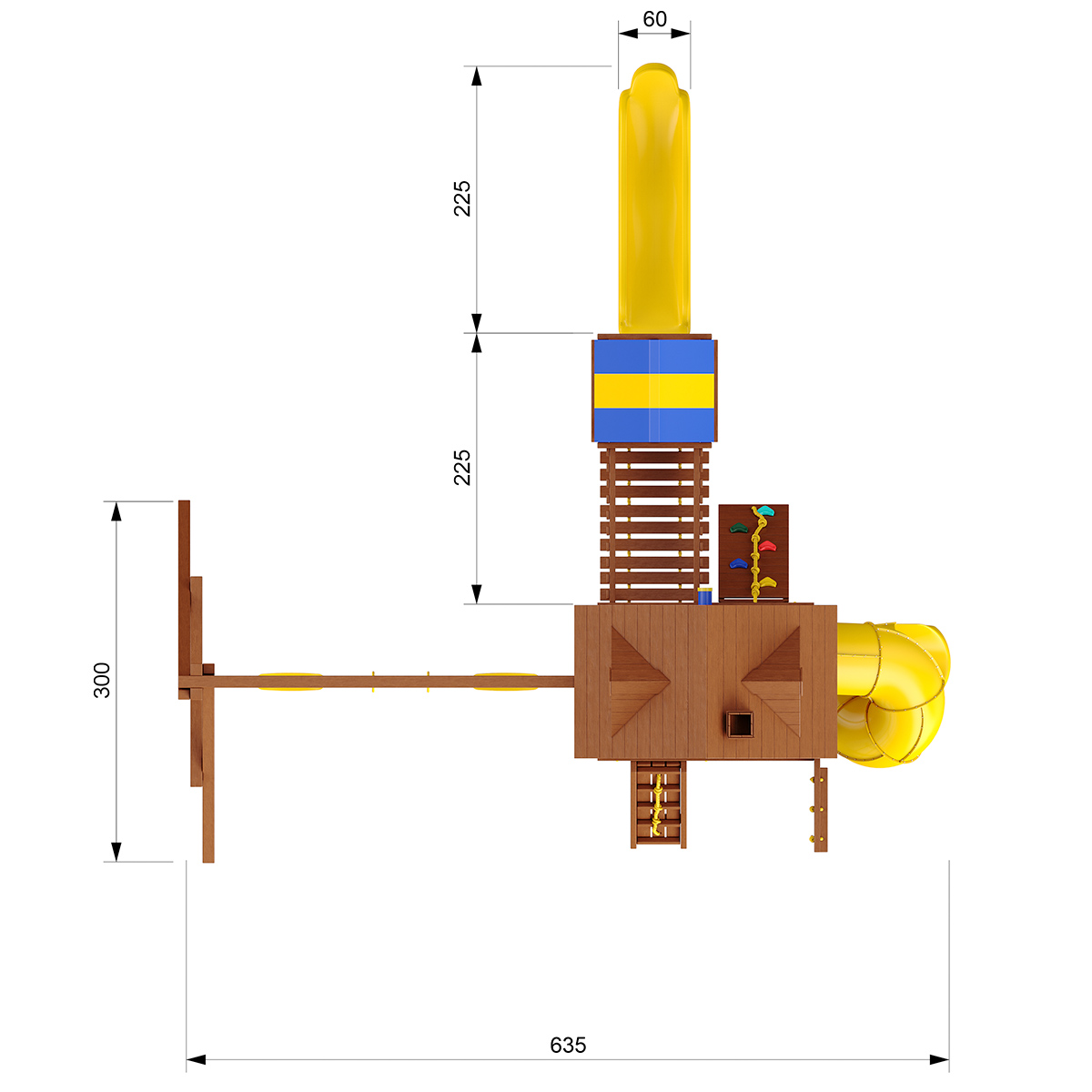 Детский игровой комплекс Форт-5